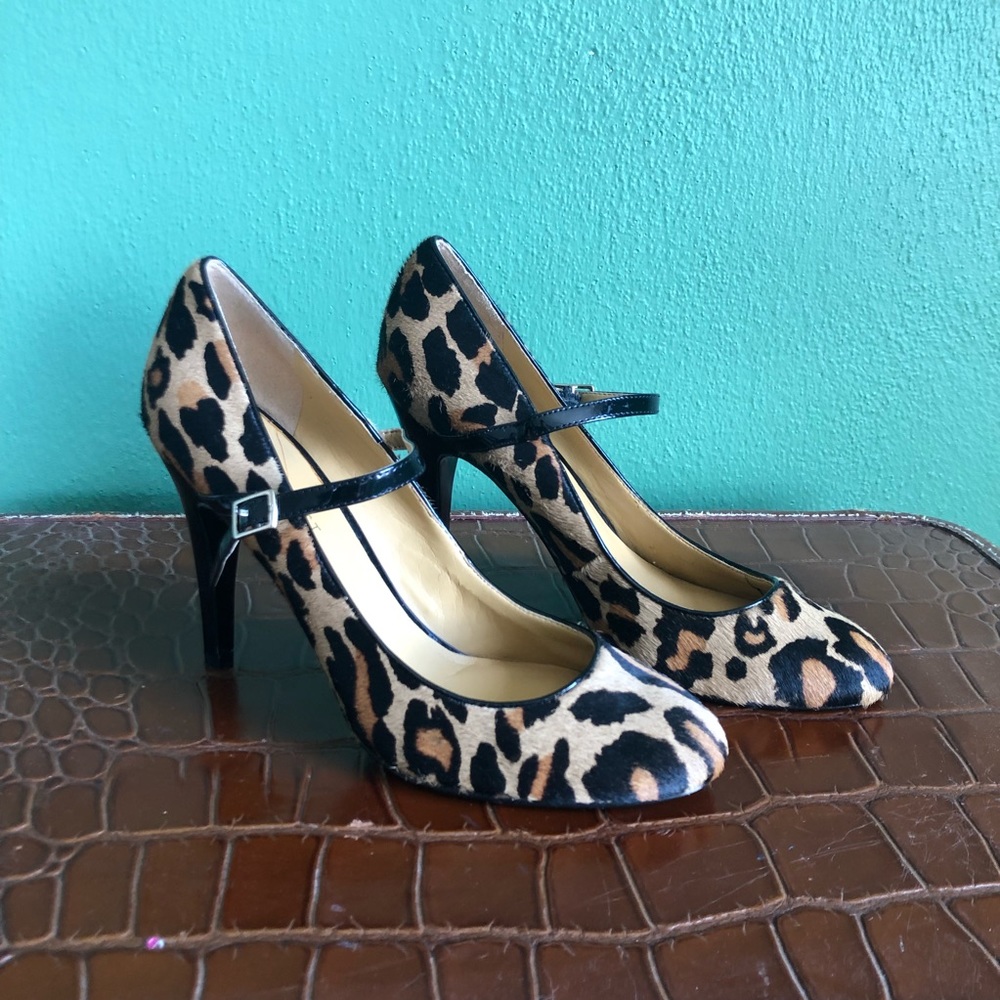 Nine West Leopard Print Heels